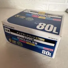 EPSONインクカートリッジ IC6CL80L 6色パック※ブラック以外の5色
