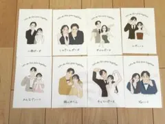 ウェディング　ポーズカード 8種セット　結婚式フォトラウンド