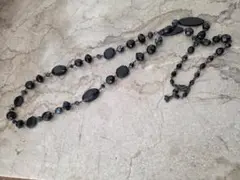 imac 黒 天然石 ネックレス