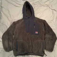 BEN DAVIS フード付きボアジャケット Lサイズ グレー