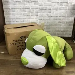 3F【非売品・レア】伊藤園 お茶犬 ロン ぬいぐるみ 特大サイズ レトロ 