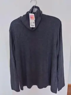 【新品】UNIQLO レディースHEATTECH タートルネック XXL グレー