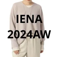 イエナ　Fineニュージーウール ニュアンス Vプルオーバー　ニット　Vネック