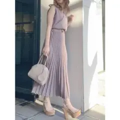 【美品】プリーツカシュクールワンピース ダズリン dazzlin