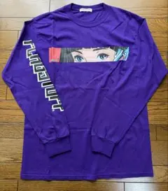 F-LAGSTUF-F 18ss アニメプリント 長袖カットソー パープル