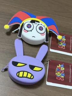 アメイジングデジタルサーカス GIGO フェイス型シリコンポーチ 2種セット