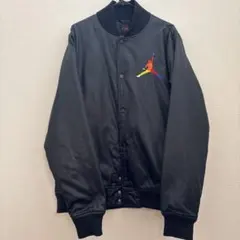 Jordan ブラック ナイロンジャケット L