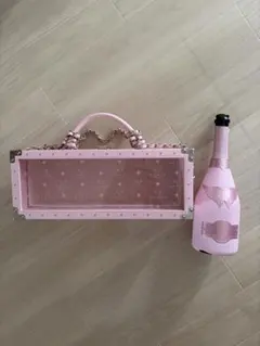 エンジェル シャンパン ドゥミセック ピンク 空き瓶 ケース - メルカリ