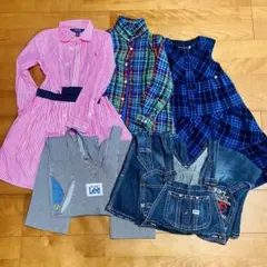 【美品】ブランド子供服　5着　まとめ売り　 ラルフローレン　Lee BEBE