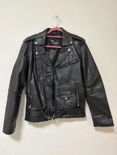00s archive darkware punk lether jacketのサムネイル