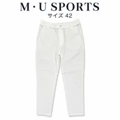 M.U SPORTS ゴルフパンツ ホワイト 42 - メルカリ