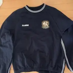 XLARGE クルーネック スウェット ブラックのサムネイル
