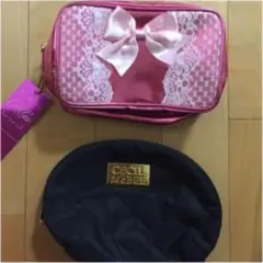 新品　セシルマクビー　ポーチ　2点セット