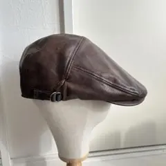 Sense of grace キャップ　帽子　ハンチング　フェイクレザー