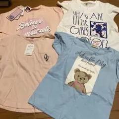 女の子　子供用Tシャツセット（4枚）