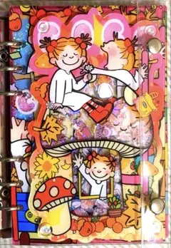 【限定1点・再入荷無し】cocoちゃんA6シャカシャカバインダー カバー付