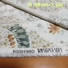 NSSHNBO 花柄綿生地 108×150　スーパーソフト