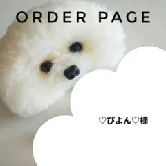 ♡ぴよん♡様オーダーページ