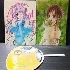 ★【キャロットへようこそ3⭐ SPROUT⭐K-ON!!ミニうちわ】のサムネイル