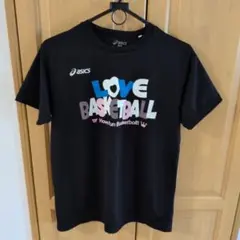 asics バスケットボール Tシャツ ブラック Mサイズ　レディースTシャツ