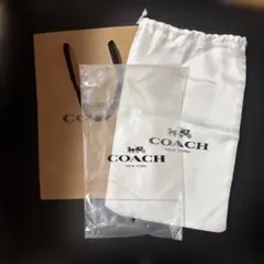 COACH ショップ袋 巾着袋 セット 長財布サイズのサムネイル