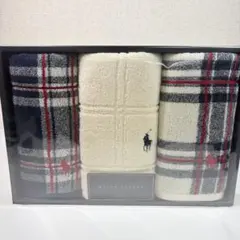 RALPH LAUREN ラルフローレン　ハンドタオル３枚　ギフト