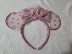 ディズニー カチューシャ ピンク ハート シースルーのサムネイル