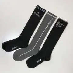 未使用　ハイソックス　3足セット 19〜24cm ② 女の子　靴下