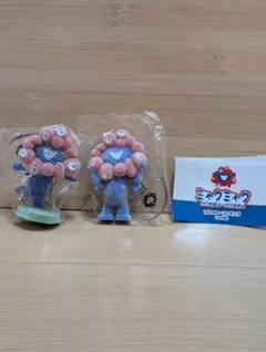 ミャクミャクフロッキーフィギュア 立ちポーズ バランスポーズ2個セット