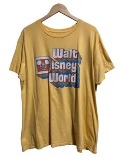 USA古着 ビッグサイズ☆Disney ディズニー 半袖Tシャツ XXL 黄色