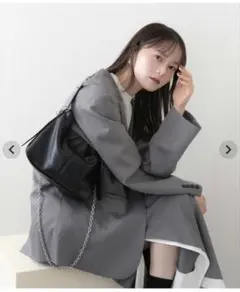 original chain strap hobo bag ブラック