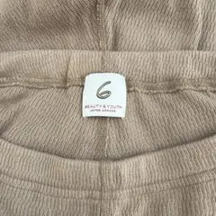 6（ROKU） ハニカムスパッツ レギンスパンツ レディース パンツ