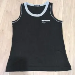 COMME CA DU MODE コムサデモード タンクトップ 黒 レディース