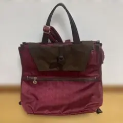Kanana project 2way リュック バックパック ボルドーのサムネイル