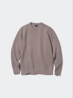 ウォッシャブルミラノリブクルーネックセーター xl