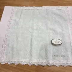 TOCCA ミントグリーン タオルハンカチ