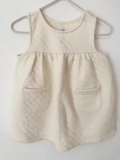 baby GAP キルティング ワンピース アイボリー