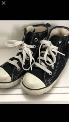 《CONVERSE》 最終値下げ！ハイカットスニーカー 黒 キッズサイズ20cm