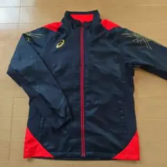 asics アシックス ジャケット XAW531 メンズ M　薄手裏起毛