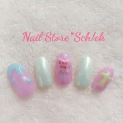 とろりんアイス♡オーロラ˚✧₊eat meネイル
