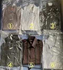 カラードレスシャツ Wilkes Bushford TAKA:Q 長袖 M