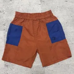 op × BLEEZE サーフパンツ 110cm オレンジ/青