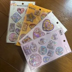 即日発送　セリア　ウォーターシール　4点セット　ライオンキング　オイスター