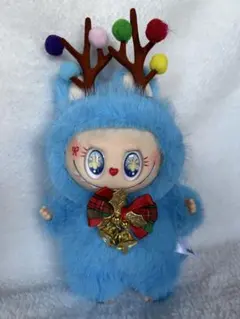 海外限定・クリスマス仕様 Zimomo ラブブ トナカイver. キーホルダー