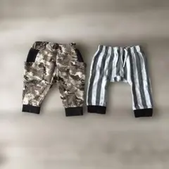 迷彩柄ポケット付きパンツ