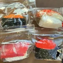 寿司 スクイーズ キーホルダー 4種セット