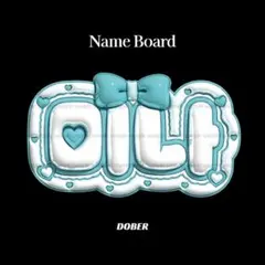 ぷっくり ネームボード ミナ TWICE うちわ文字 kpop ミントグリーン