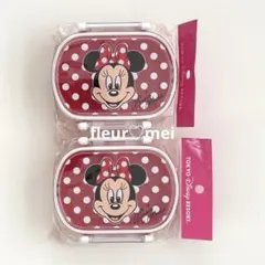 未開封 東京ディズニーリゾート ミニーマウス ランチボックス 弁当箱 2個セットのサムネイル