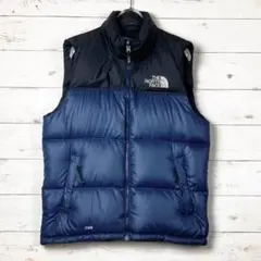 ノースフェイス　ダウンベスト　ヌプシ　ロゴ刺繡　700FP　S S2505143