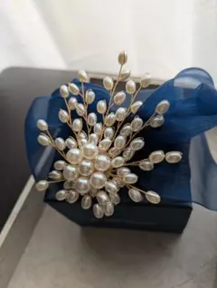 パール♡ブローチ　上品　入学式　セレモニー